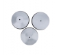 Cement Base Belt Stanchions - BP202M white pole